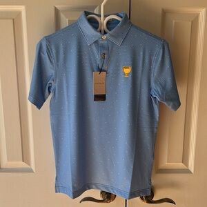 Peter Millar Presidents Cup Youth North Star Performance Polo Liberty Bl…